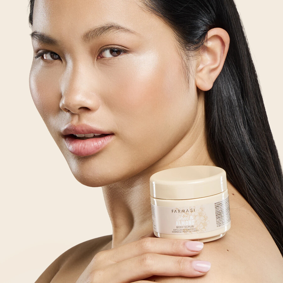 shea butter almond scrub