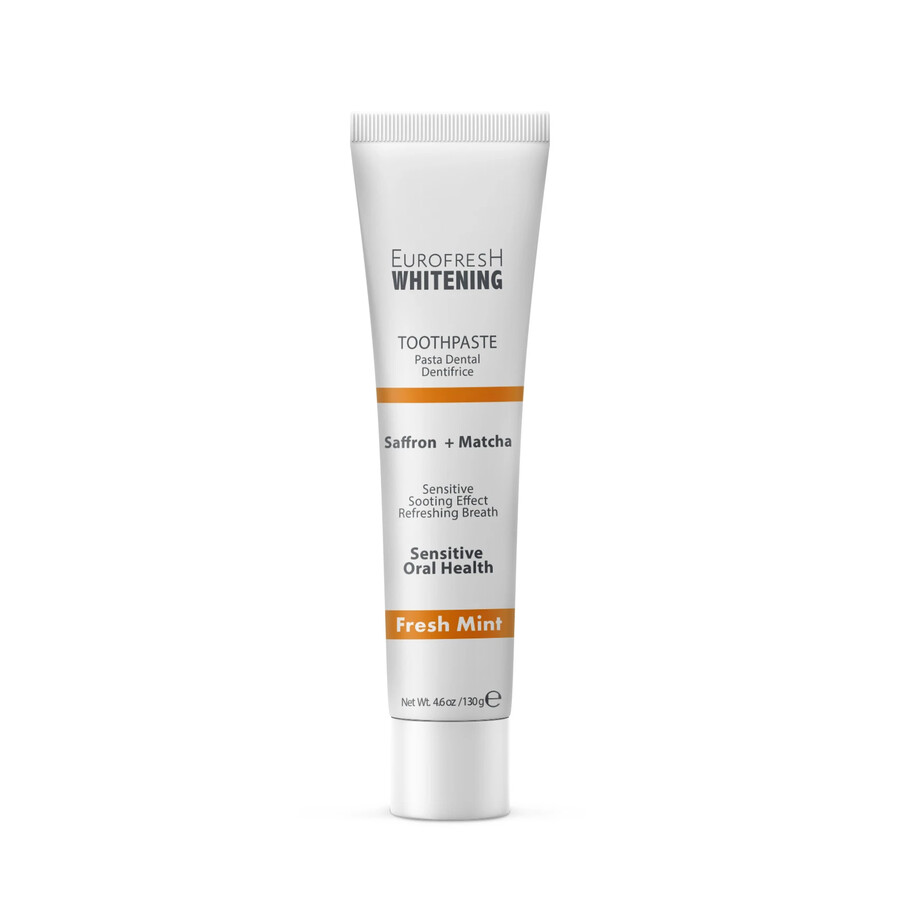 eurofresh whitening saffron matcha toothpaste